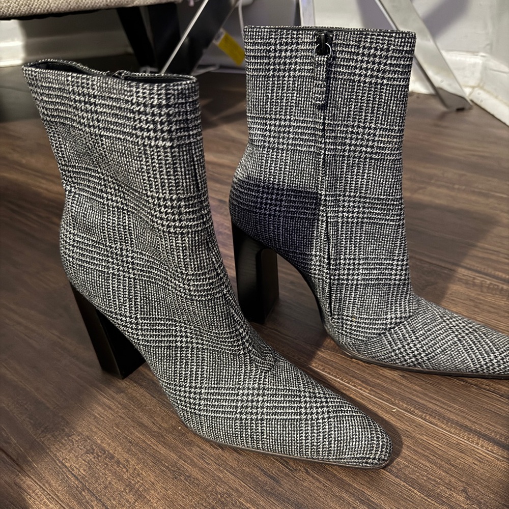 Balenciaga Houndstooth Ankle Boot